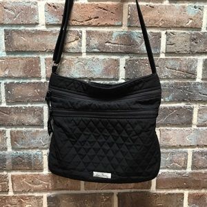 Vera Bradley Black Crossbody Bag Free Wallet